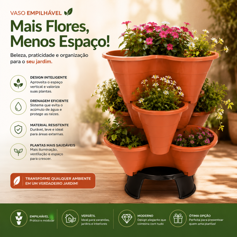 Kit 3 Vasos 12L